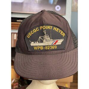 RARE VINTAGE USCGC Point Heyer Hat , One Size